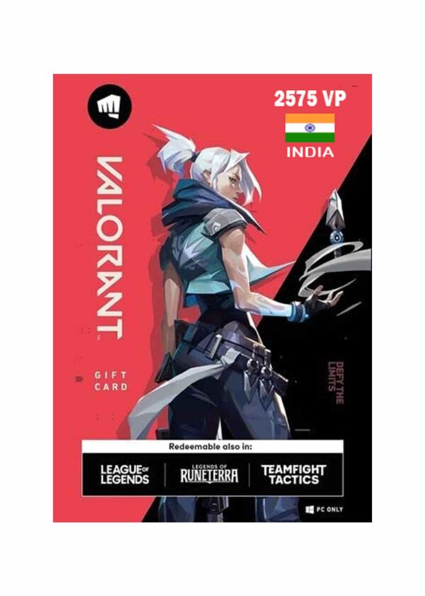 Valorant Gift Card 2575 VP ( Valorant Points India )